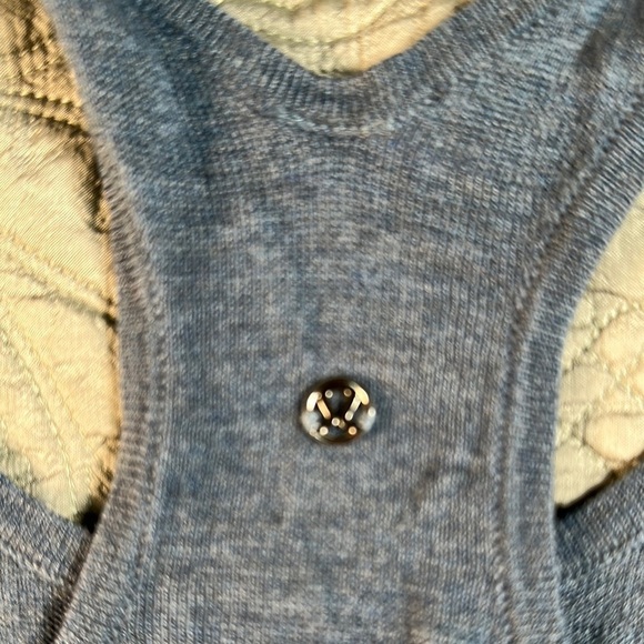 Lululemon Athletica Blue Gray Sleeveless Backless Tank Top - Picture 4 of 7